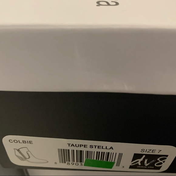 DV8 by Dolce Vita Coganc Tan Ankle High Bootie 7 - Picture 4 of 5